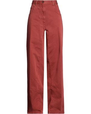 N°21 Pants Cotton, Elastane - Red