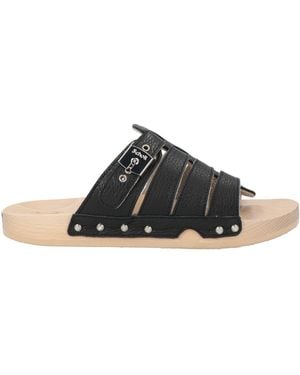 Scholl Mules & Clogs Leather - Black