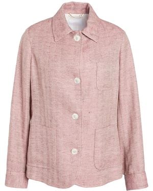 Fedeli Antique Rose Jacket Cotton, Linen - Pink