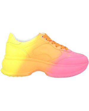 Hogan Fuchsia Sneakers Leather - Yellow