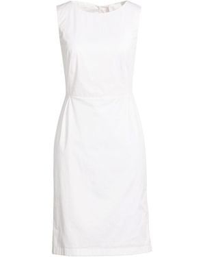 Eleventy Midi Dress Cotton, Elastane - White