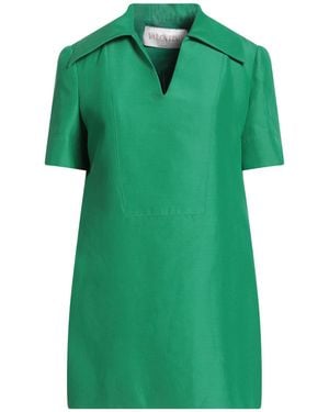 Valentino Garavani Mini Dress Cotton, Silk - Green