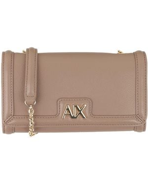 ARMANI EXCHANGE Crossbody Wallets - Natural