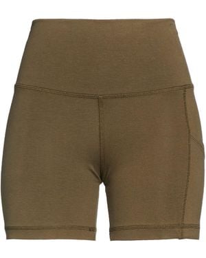 Mandala Military Shorts & Bermuda Shorts Cotton, Elastane - Green
