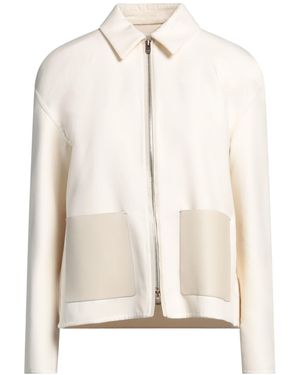 Agnona Jacket Cotton, Polyamide - Natural