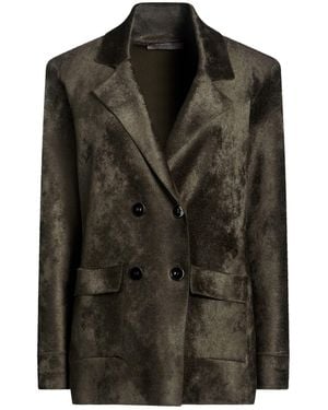 D.exterior Military Blazer Polyamide, Viscose, Wool, Polyester, Elastane - Black