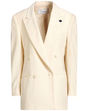 Lardini Ivory Blazer Wool - Natural