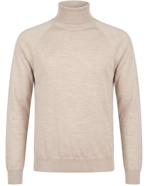 Gentry Portofino Turtlenecks - Natural