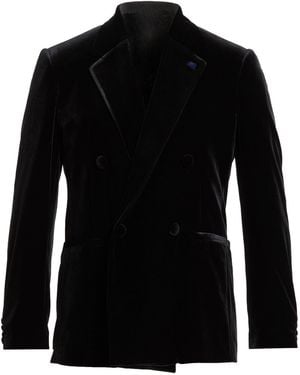 Lardini Blazer Polyester, Elastane - Black