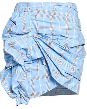 MSGM Azure Mini Skirt Cotton, Polyester - Blue