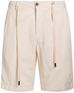 Myths Ivory Shorts & Bermuda Shorts Lyocell, Linen, Cotton - Natural