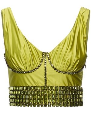 Elisabetta Franchi Top - Gelb