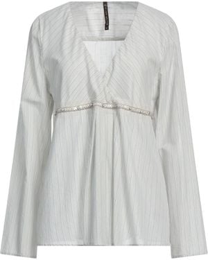 Manila Grace Top Cotton, Polyester, Polyamide - Grey