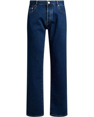 Moorer Jeans Cotton, Elastane - Blue
