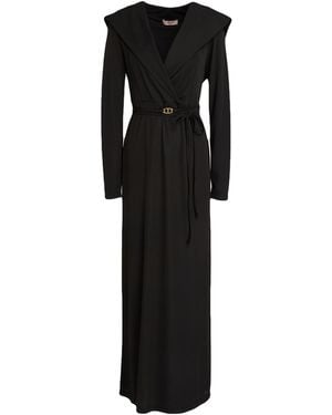 Twinset Maxi Dress Polyester, Elastane - Black