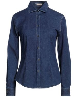 Camicettasnob Denim Shirt Cotton, Elastane - Blue