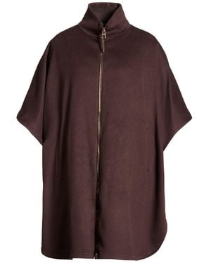 Herno Chocolate Coat Virgin Wool - Brown
