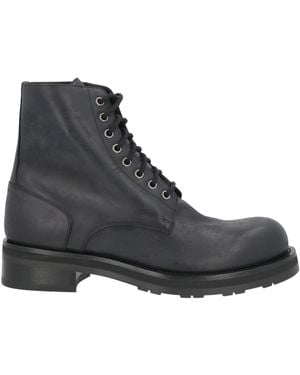 The Row Ankle Boots Leather - Black
