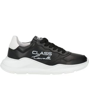 Roberto Cavalli Trainers Calfskin - Black