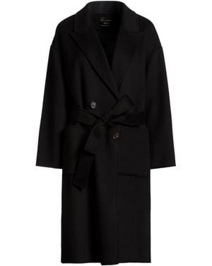 BRERAS Milano Coat Wool, Polyester - Black