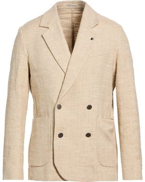 Messagerie Patrizio Piscaglia Blazer Cotton, Polyester, Linen - Natural