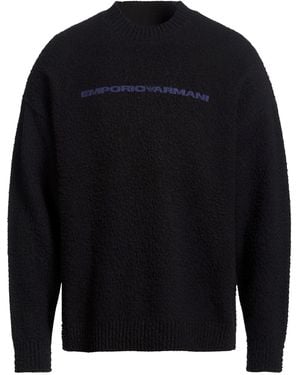 Emporio Armani Sweater Wool, Polyamide - Blue