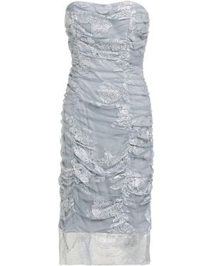 Marchesa Vestito Corto - Grigio