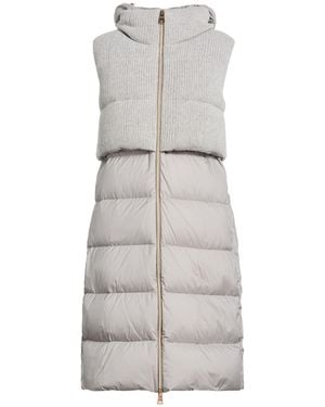 Herno Puffer Polyamide, Polyurethane, Wool - Grey