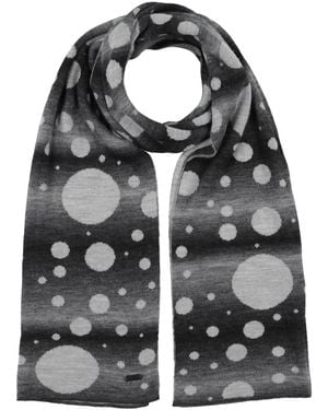 Daniele Alessandrini Light Scarf Acrylic, Wool, Viscose - Black