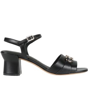 Ferragamo Ondina 55 Sandals Lambskin - Black