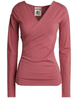 Semicouture Antique Rose Sweater Viscose, Polyester - Red