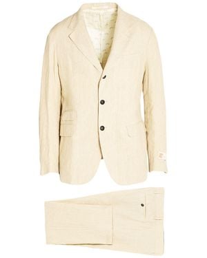 Massimo Alba Suit Linen - Natural