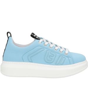 La Fille Des Fleurs Light Trainers Textile Fibres - Blue