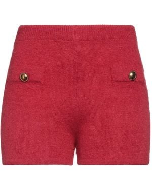 Twinset Shorts & Bermuda Shorts Polyamide, Mohair Wool, Wool - Red