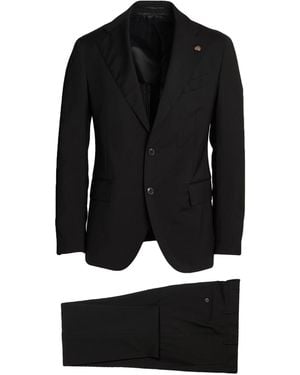 Gabriele Pasini Suit Wool - Black
