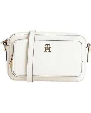 Tommy Hilfiger Ivory Cross-Body Bag Polyurethane - White