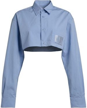 VTMNTS Shirt Cotton - Blue