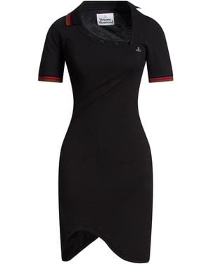 Vivienne Westwood Glory Polo Dress Mini Dress Cotton - Black