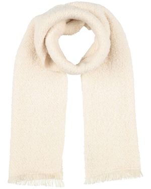 Paltò Ivory Scarf Alpaca Wool, Polyamide - Natural