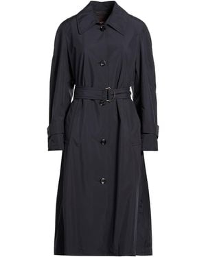 Moorer Overcoats & Trench Coats - Blue