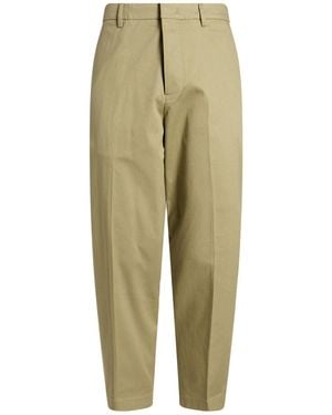 Paolo Pecora Pants Cotton, Elastane - Green