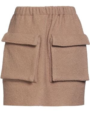 THE M.. Mini Skirt - Natural