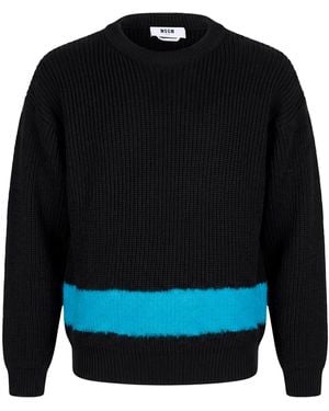 MSGM Jumper Wool, Acrylic - Blue