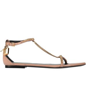 Tom Ford Sandals Goat Skin, Zamak - Natural