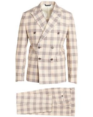 Brian Dales Suit Linen, Wool - Natural