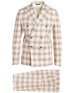 Brian Dales Suit Linen, Wool - Natural