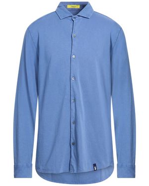 Drumohr Shirt Cotton - Blue