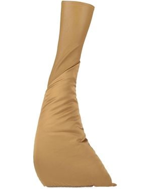 Rick Owens Boot Leather, Textile Fibres - White
