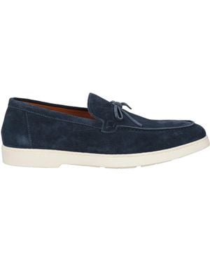 Doucal's Loafers Leather - Blue