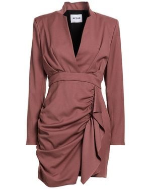REVISE CONCEPT Mini Dress Polyester, Viscose, Elastane - Red